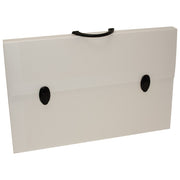 Torba-kofer pp-tvrdi 365x565x30mm Ri.Plast 6338533201.1 prozirno bijela/sort ručka
