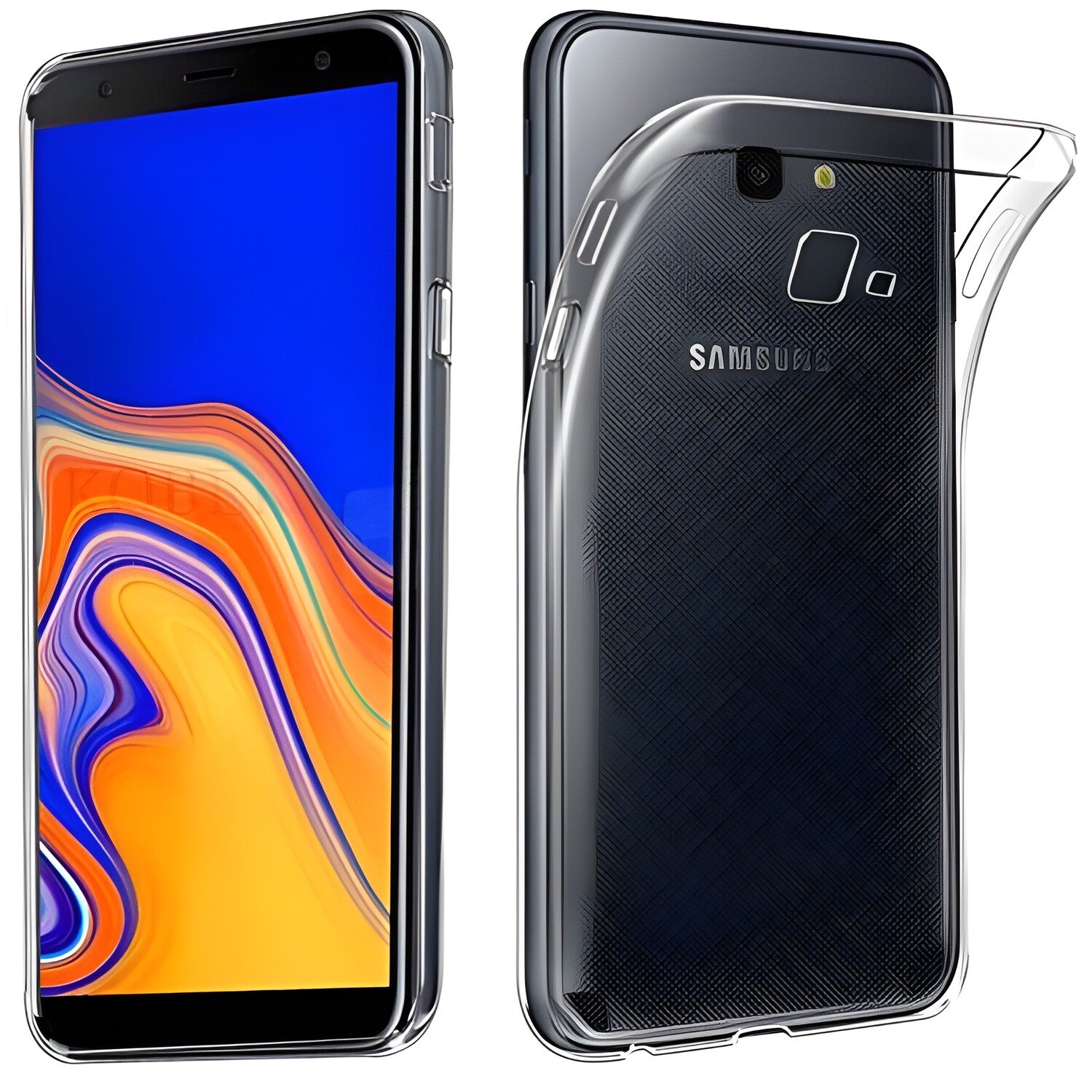 Przezračno zaštitno kućište za Samsung Galaxy J4 - Prozirna KP19214