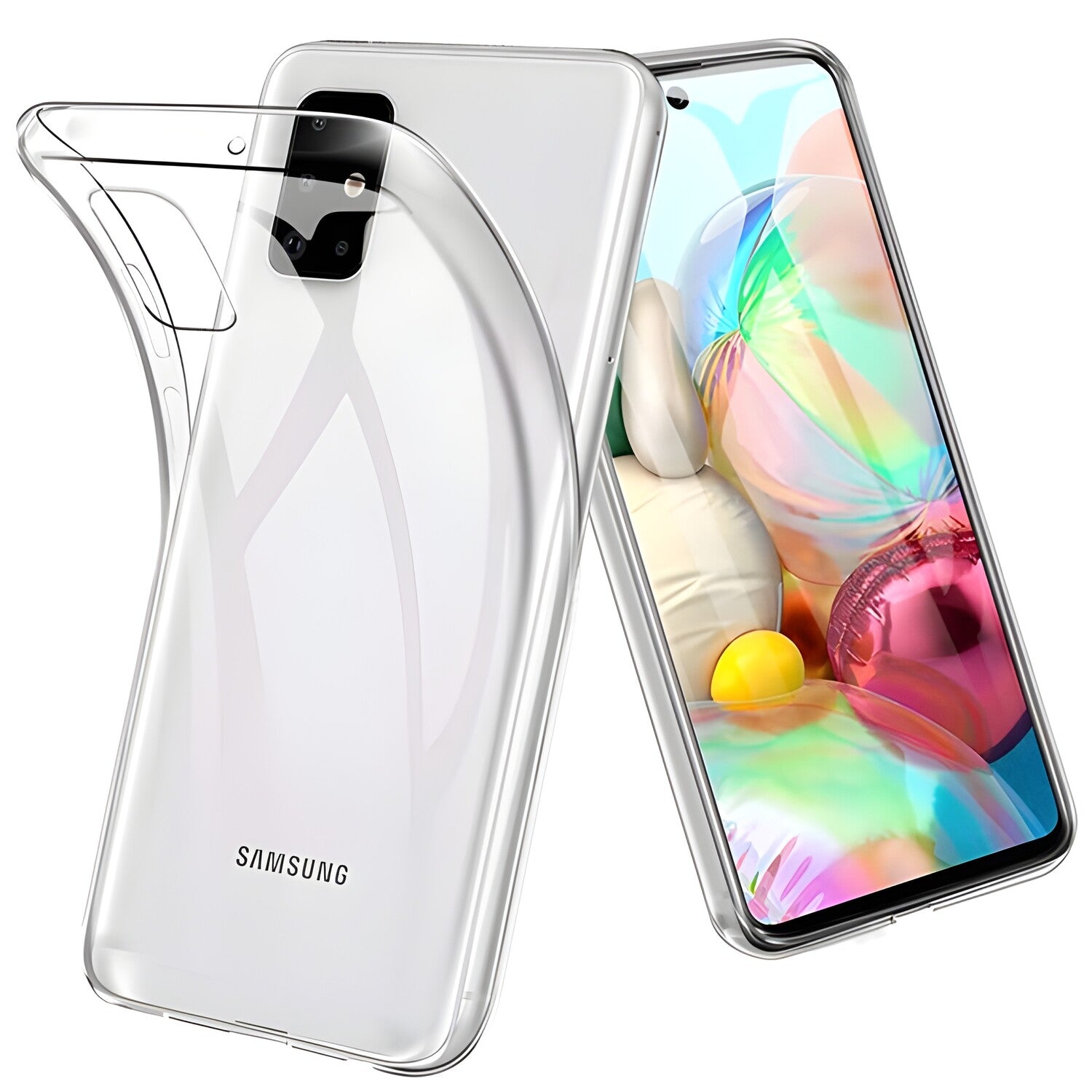 Przezračno zaštitno kućište za Samsung Galaxy M51 - Prozirna KP19310