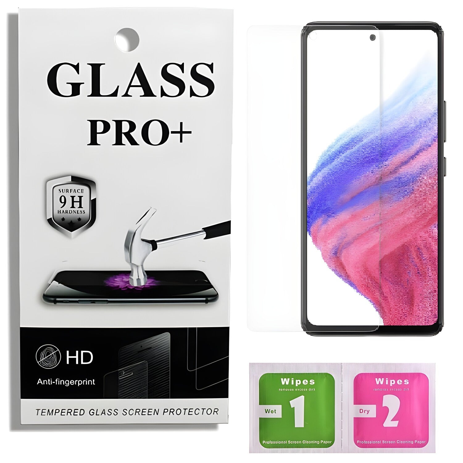 Prémično zaštitno staklo 9D Izmael za Samsung Galaxy A53 5G - Prozirna KP23203