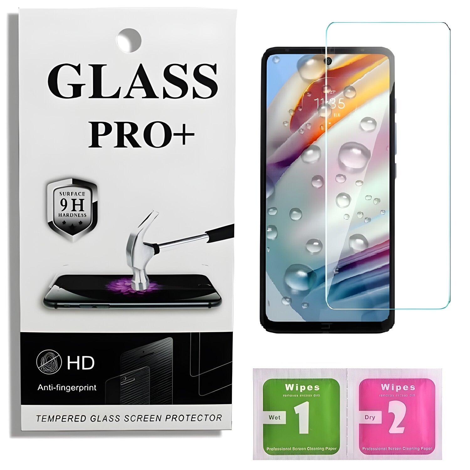 Prémično zaštitno staklo 9D Izmael za Motorola Moto G60/Moto G60S - Prozirna KP23378