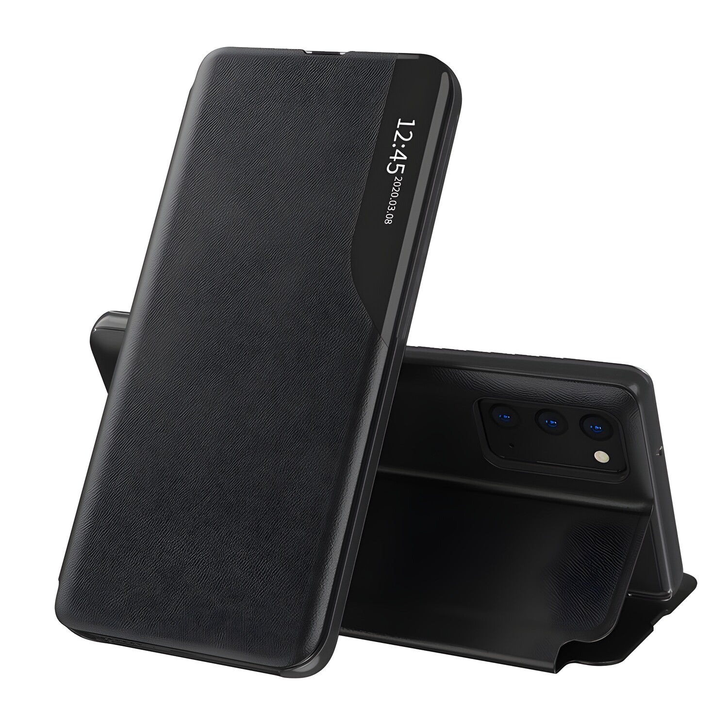 Elegantna knjižna futrola View Case za Xiaomi Redmi 9A - Crna KP23505