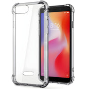 Silikonska futrola s ojačanim rubovima za Xiaomi Redmi 6A - Prozirna KP23567