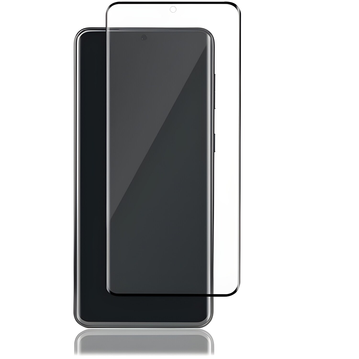 Kaljeno 3D staklo Izmael za Samsung Galaxy S21 Ultra 5G - Crna KP24245
