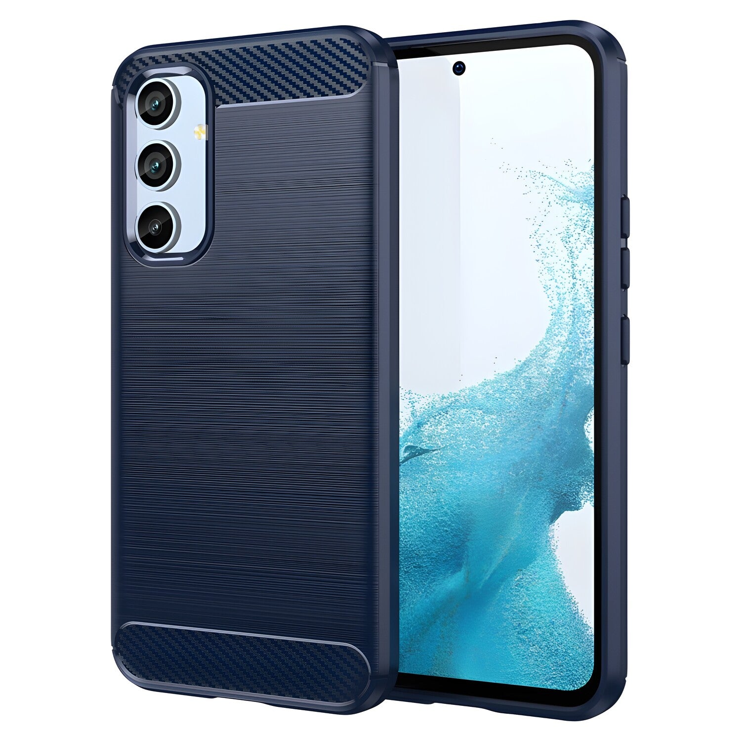 Futrola Carbon Shield TPU za Samsung Galaxy A54 - Tamno plava KP24602