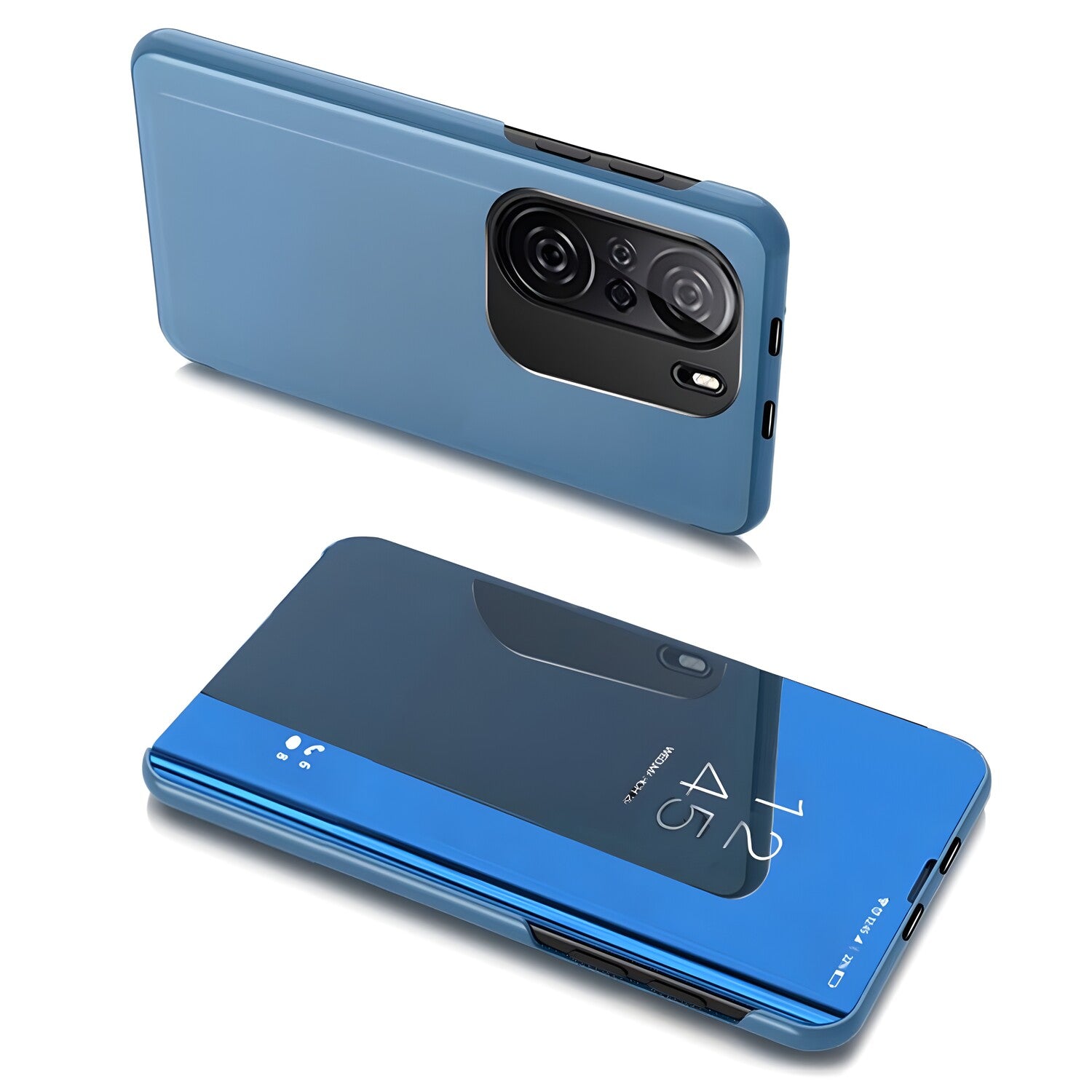 Futrola Clear View za Xiaomi Poco F3/Redmi K40/Redmi K40 Pro/Redmi K40 Pro+ - Plava KP8840