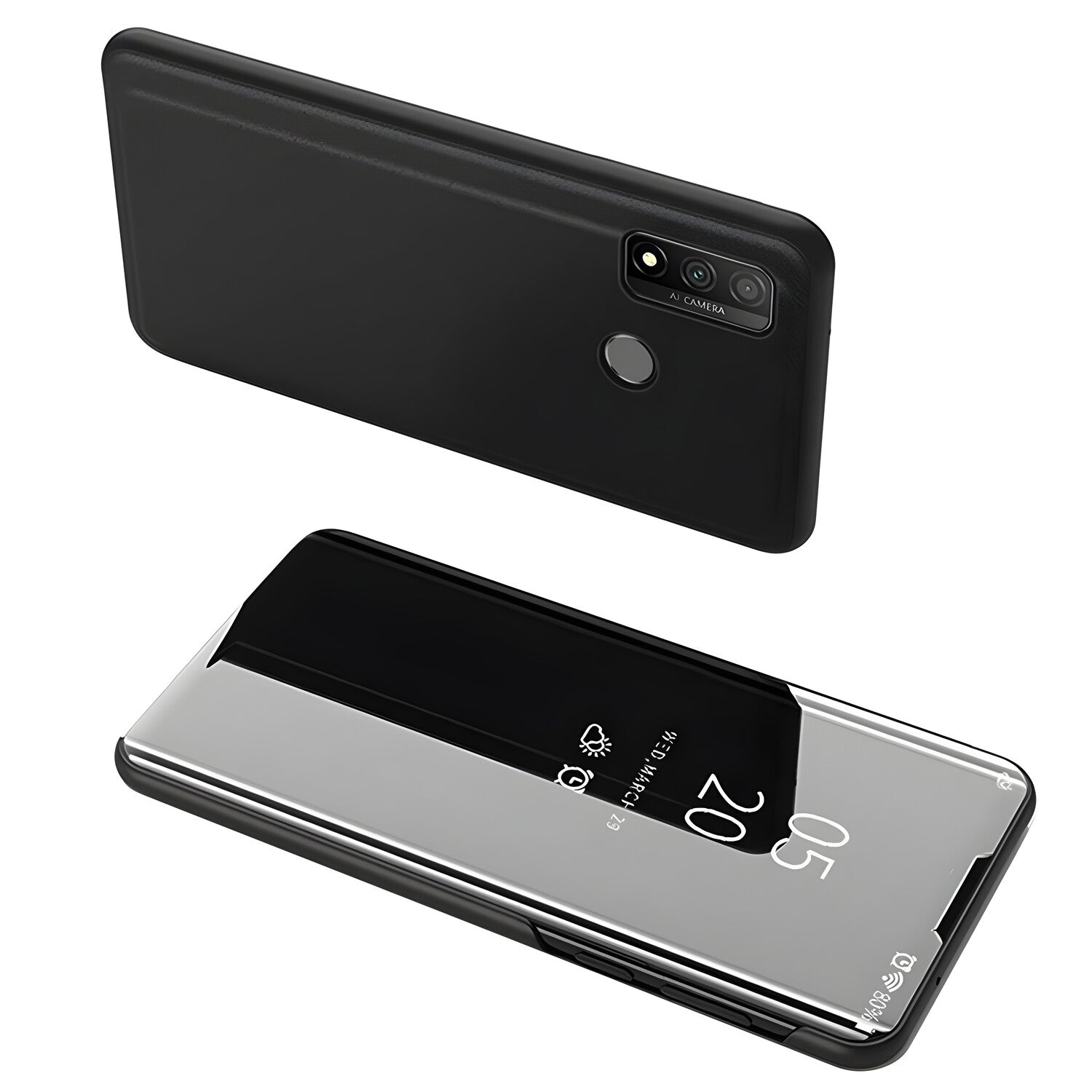 Futrola Clear View za Huawei P Smart 2020 - Crna KP8948
