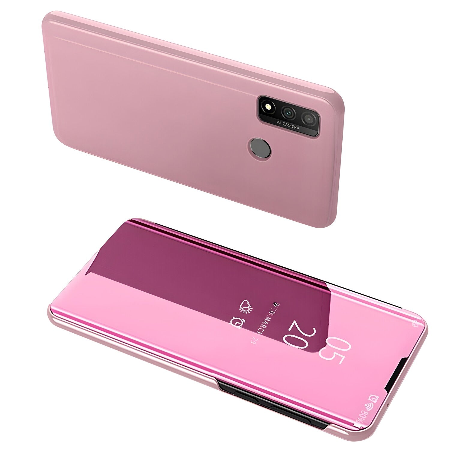 Futrola Clear View za Huawei P Smart 2020 - Roza KP8950