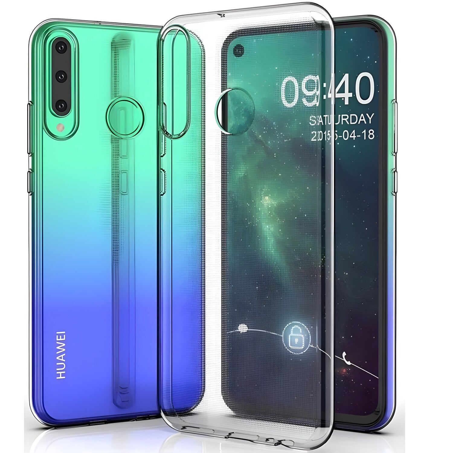 Przezračno zaštitno kućište za Huawei Enjoy 10/P40 Lite E - Prozirna KP9328