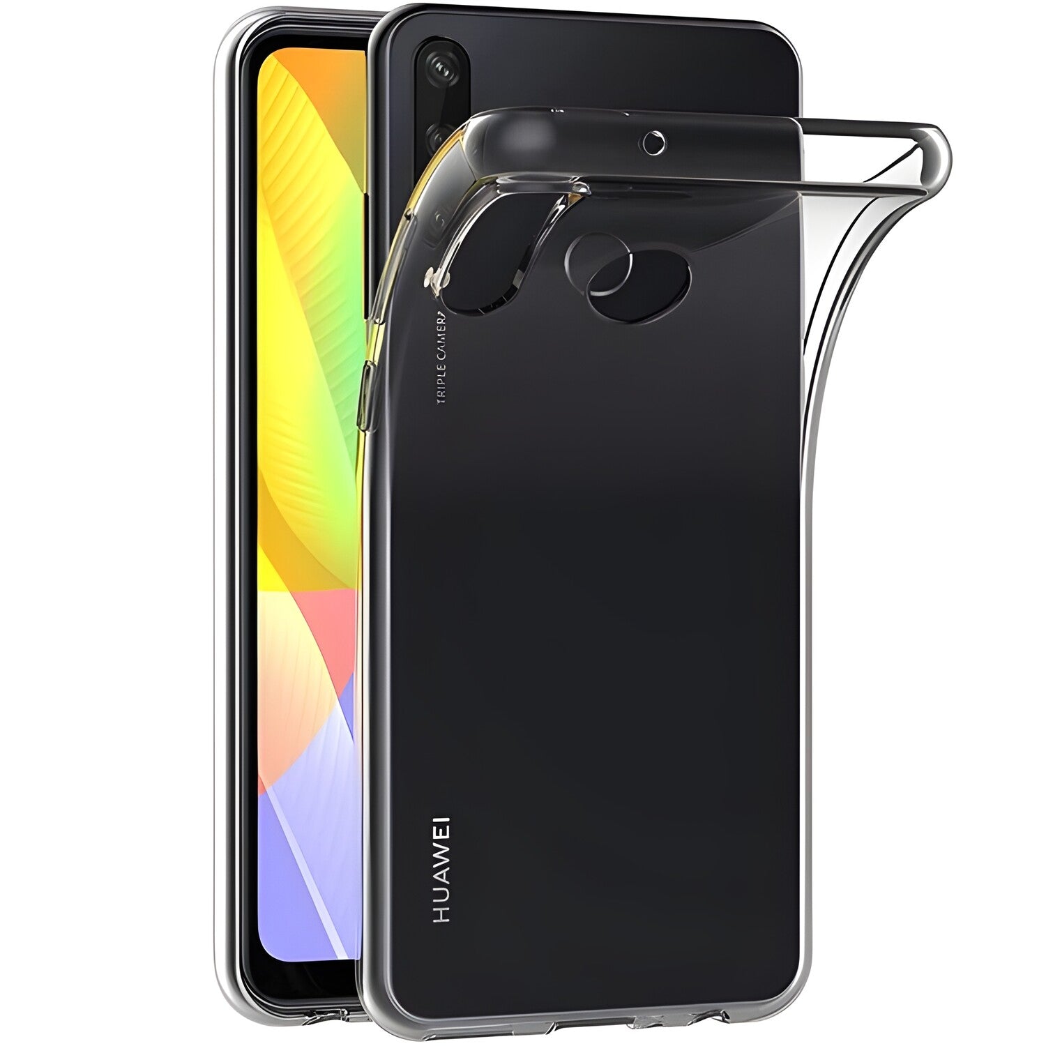 Przezračno zaštitno kućište za Huawei Y6P - Prozirna KP9346