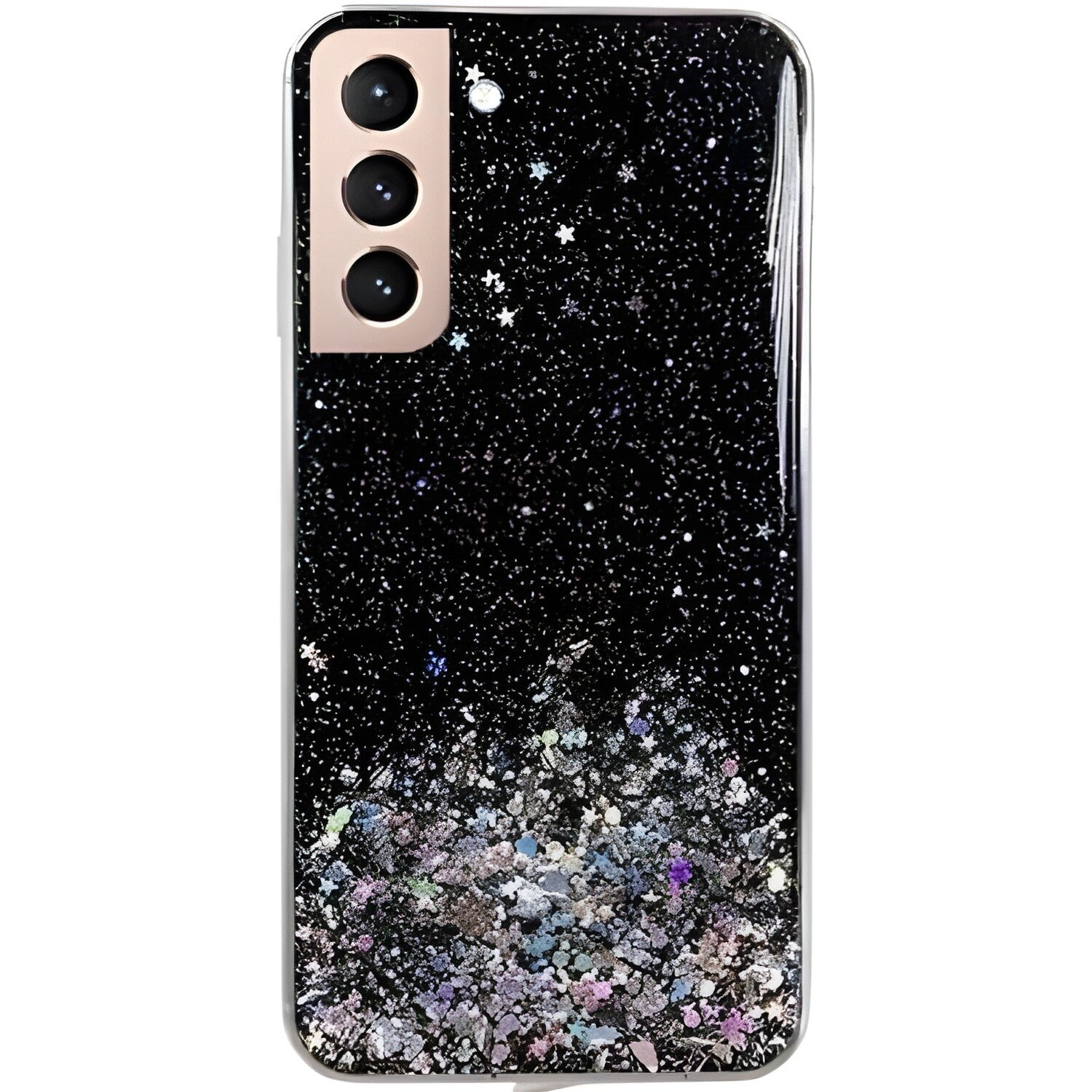 Wozinsky Star Glitter silikonska futrola za Samsung Galaxy S30 Plus/Galaxy S21 Plus 5G - Crna KP9956
