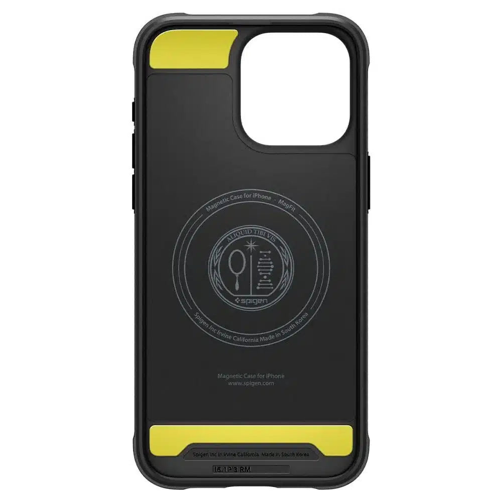 SPIGEN Rugged Armor MAG torbica kompatibilna s MAGSAFE za IPHONE 15 PRO mat crna