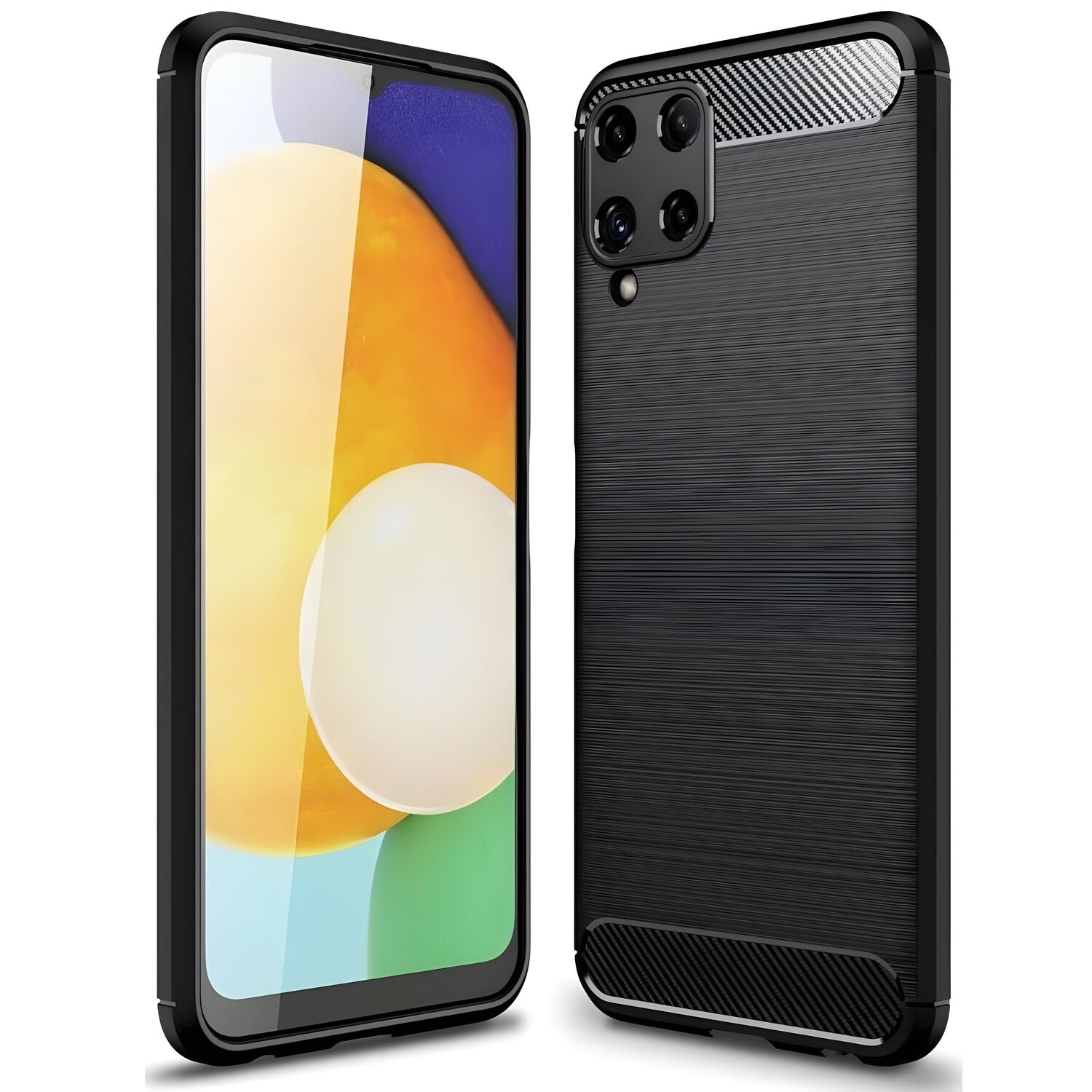 Futrola Carbon Shield TPU za Samsung Galaxy A22 4G - Crna KP29543