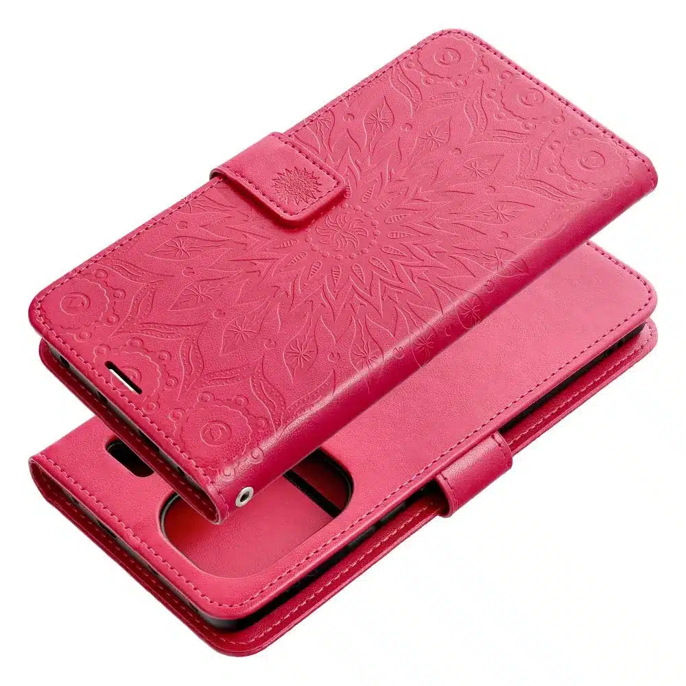 MEZZO Book case preklopna torbica za XIAOMI Redmi Note 13 Pro Plus 5G mandala magenta