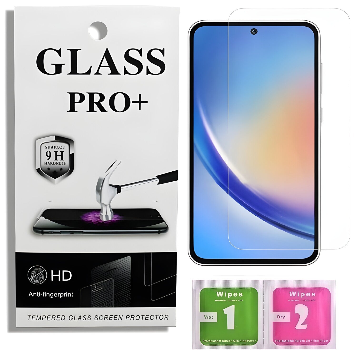 Prémično zaštitno staklo 9D Izmael za Samsung Galaxy A25 5G - Prozirna KP33613