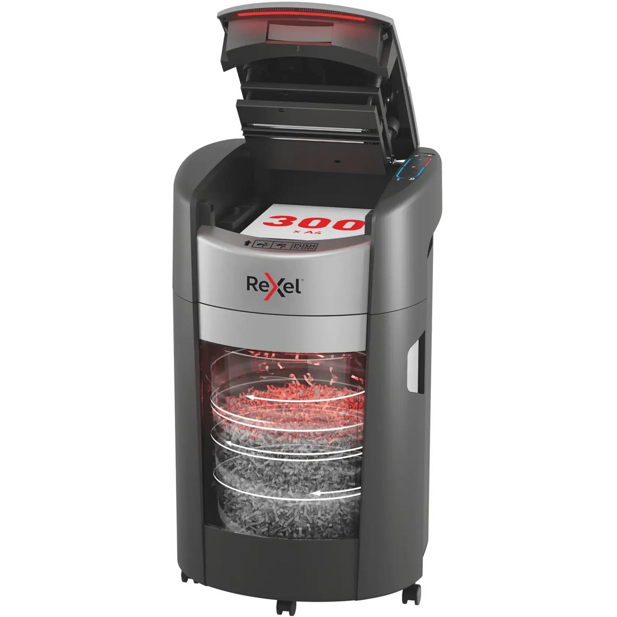 Rexel 2025300MEU uređaj za usitnjavanje papira Sjeckanje mikro rezom 55 dB 22,5 cm Crno
