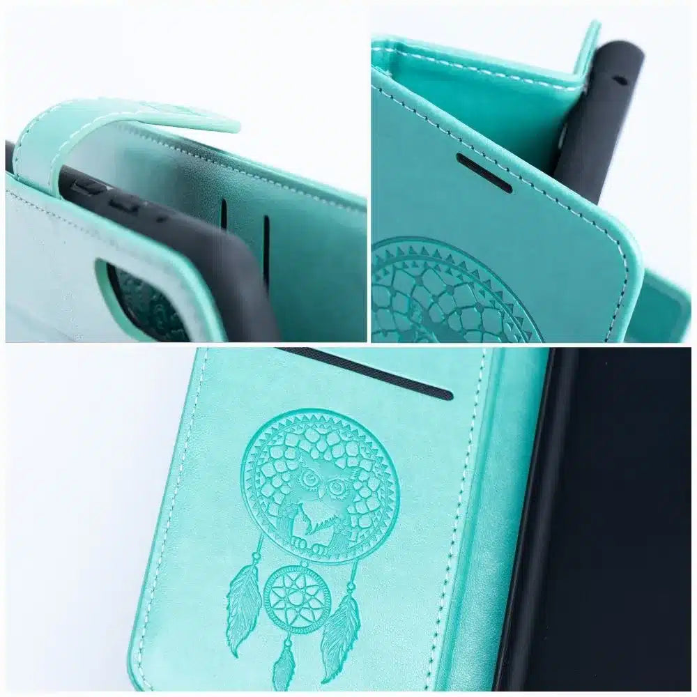 MEZZO Book case preklopna torbica za XIAOMI Redmi 12C –dreamcatcher zelena