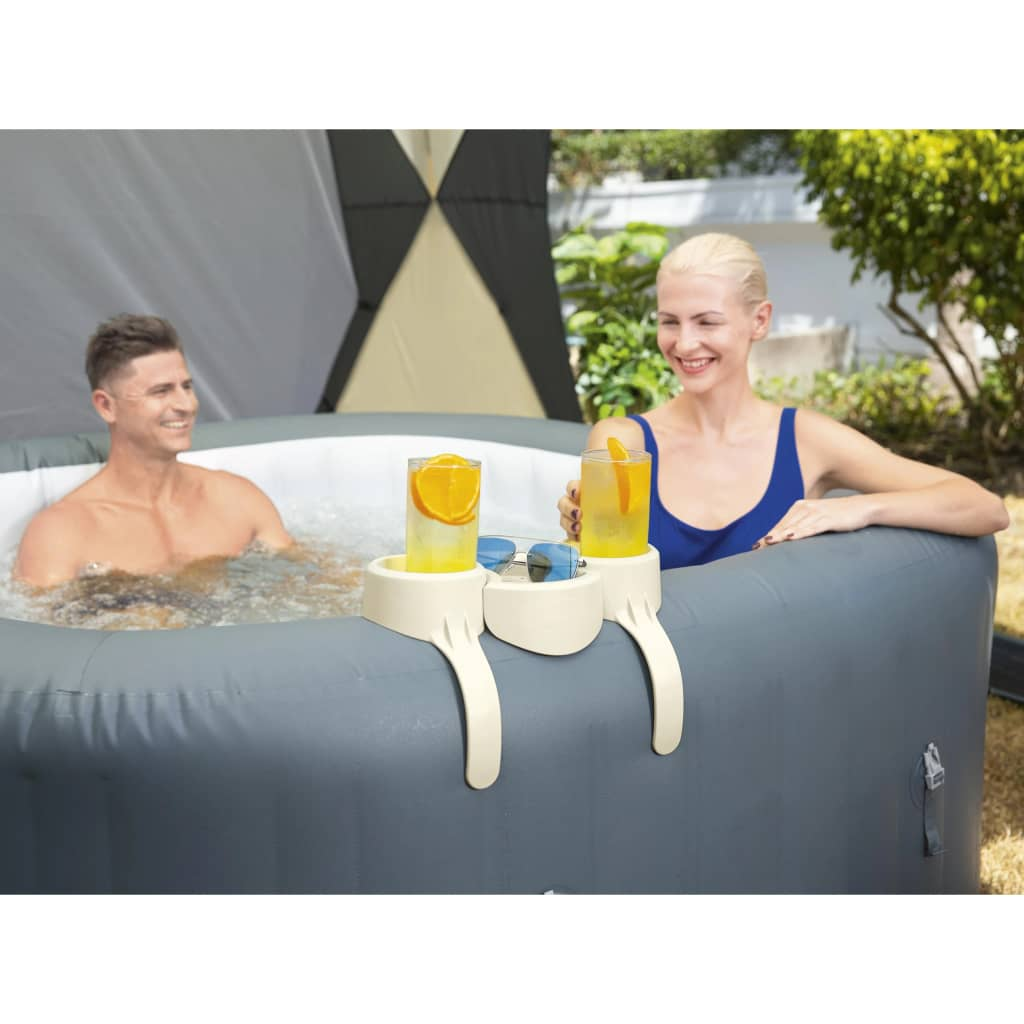Bestway 60306 Pribor za hidromasažne kade i spa Ladice/držači pića Bijelo