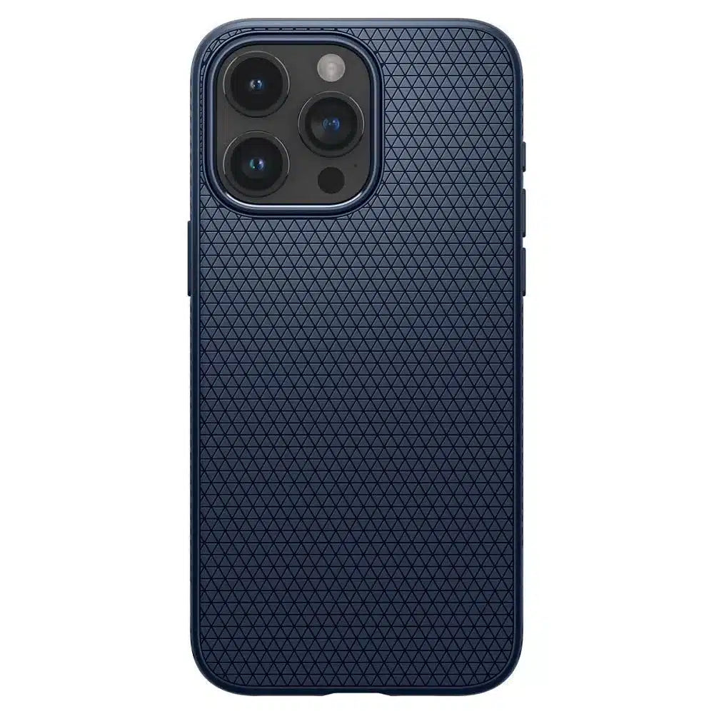 SPIGEN Liquid Air maska za IPHONE 15 PRO navy plava