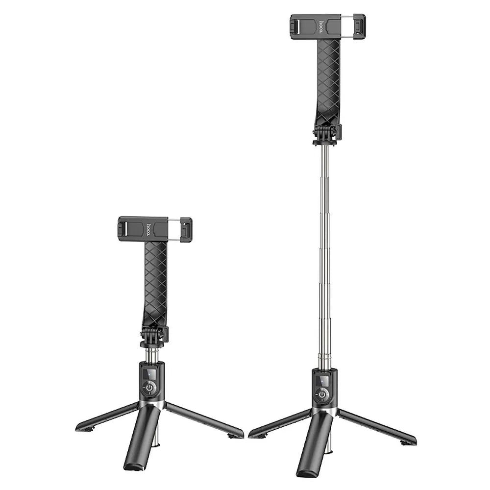HOCO držač za stativ za selfie stick s Prior K20 bežičnim daljinskim upravljačem crni