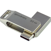 Goodram ODA3 USB izbrisivi memorijski pogon 32 GB USB Type-A / USB Type-C 3.2 Gen 1 (3.1 Gen 1) Srebro