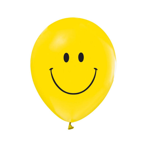 Baloni Smile Žuti 5 komada