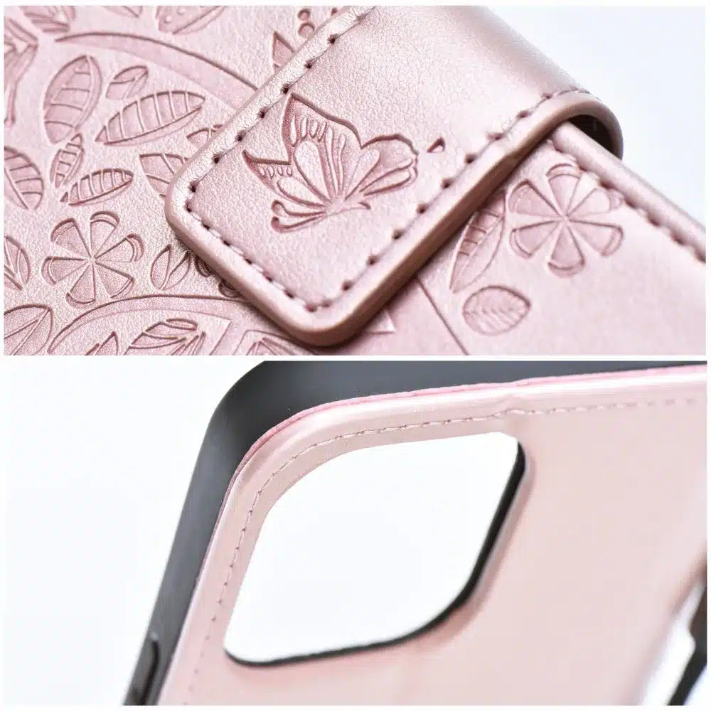 MEZZO Book case za SAMSUNG GALAXY A54 5G tree rose gold