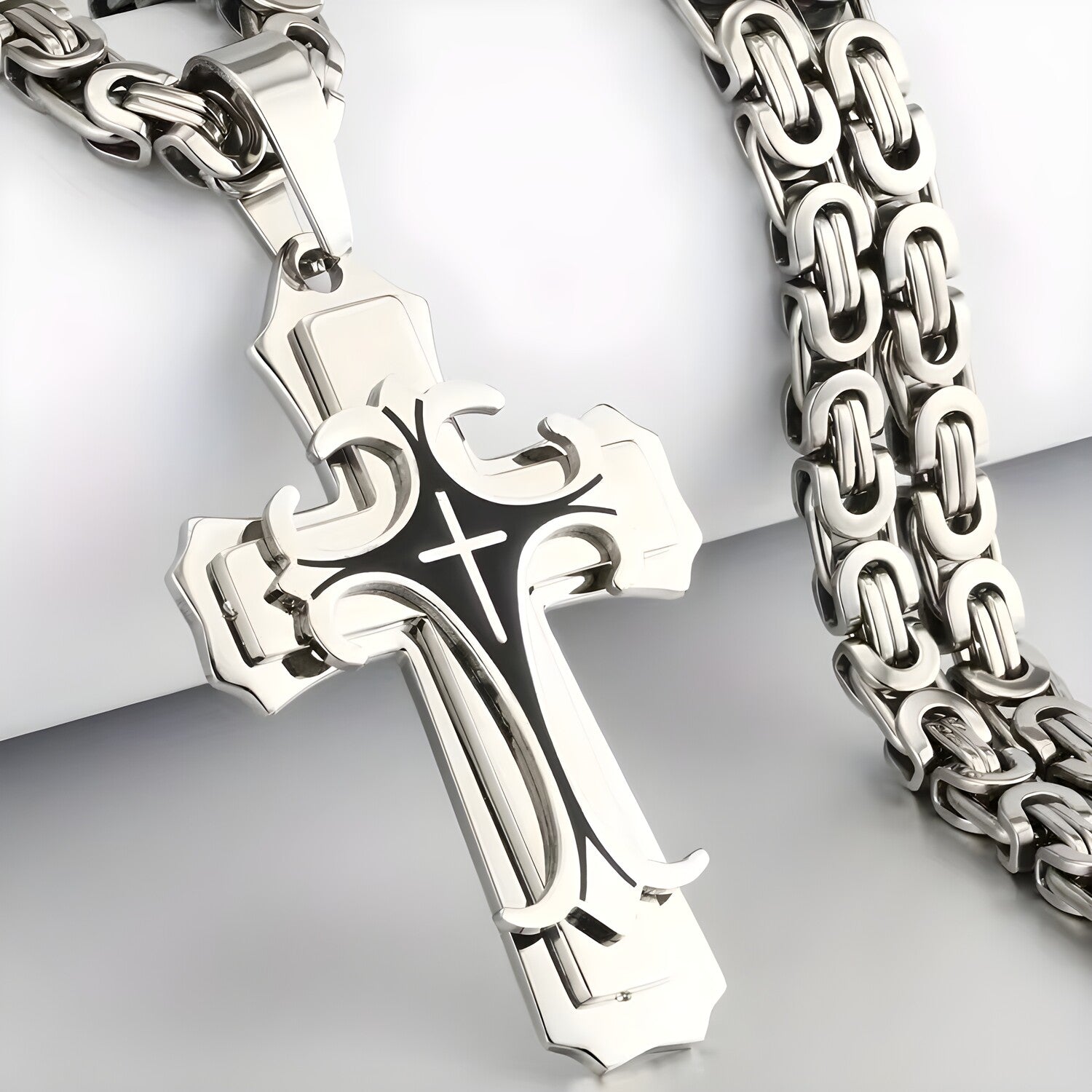 Muški lančić BE-32553 - Tip1/Srebrna KP32553