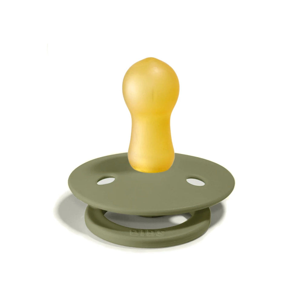 BIBS Colour dude (okrugle) - Honey Bee/Olive  (vel.2)
