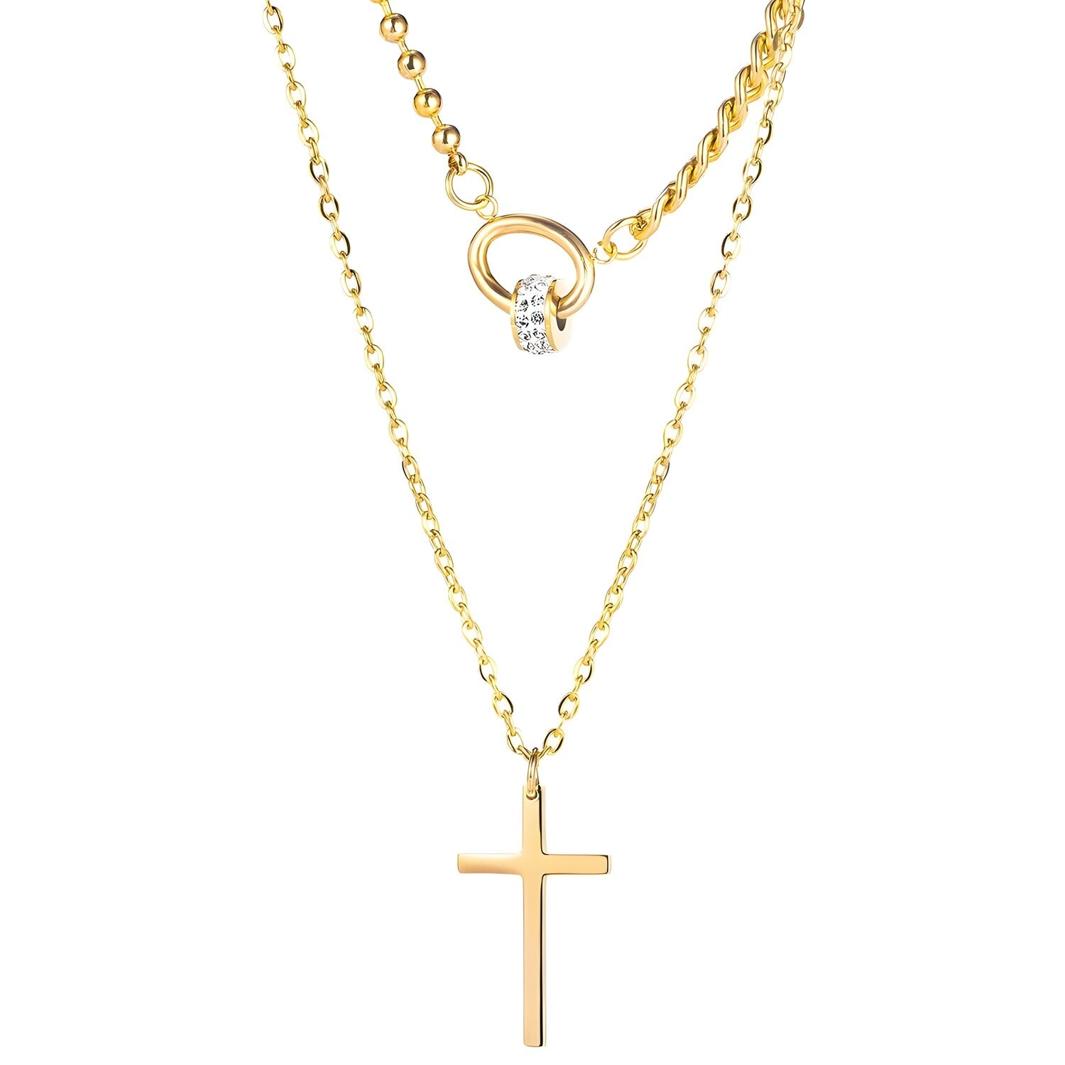 Ogrlica BL-15240 - Zlatna KP15240
