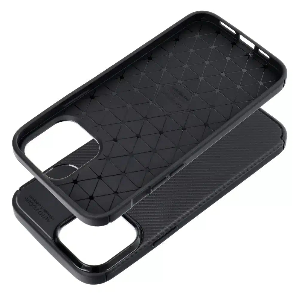 CARBON PREMIUM maska za iPhone 13 Pro crna