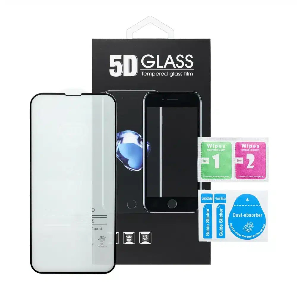 5D Full Glue Tempered Glass - za Xiaomi Redmi Note 10 5G crno