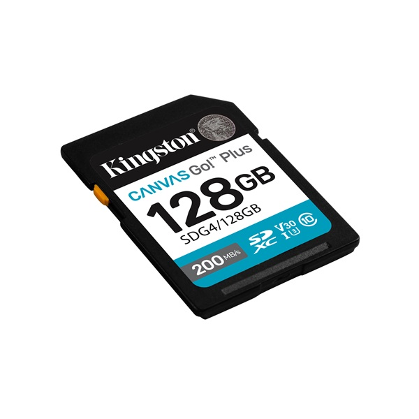 Kingston Technology Canvas Go! Plus 128 GB SDXC UHS-I 10.razred
