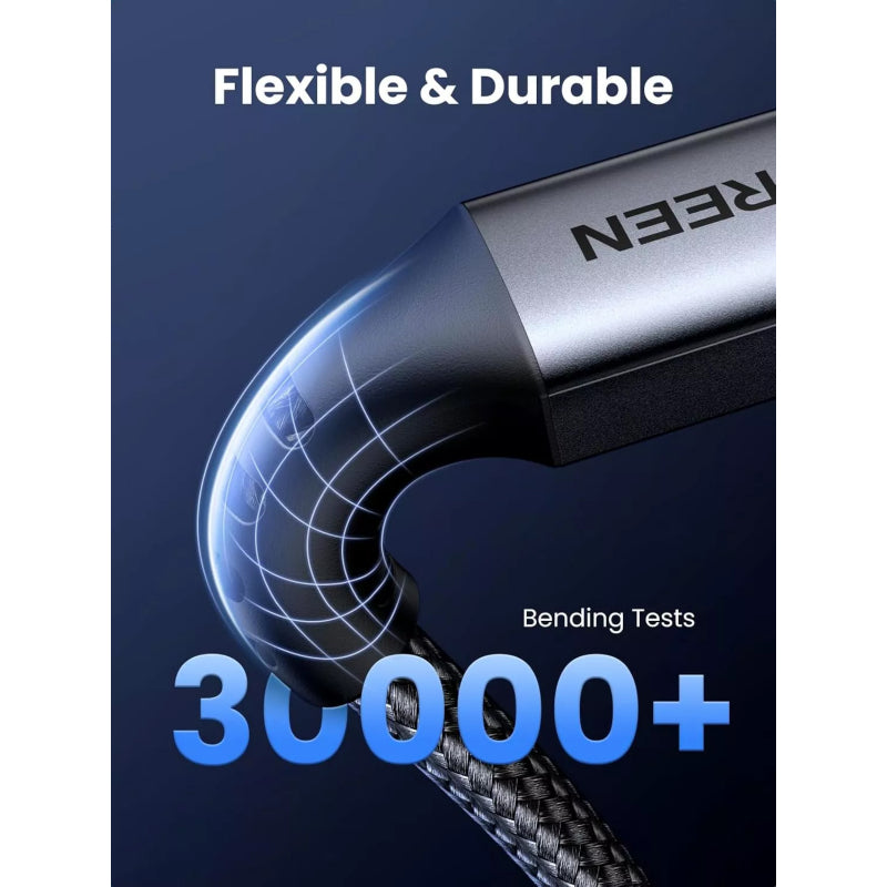 UGREEN US567 USB-C na USB-C kabel 60W 3A 2m sivi