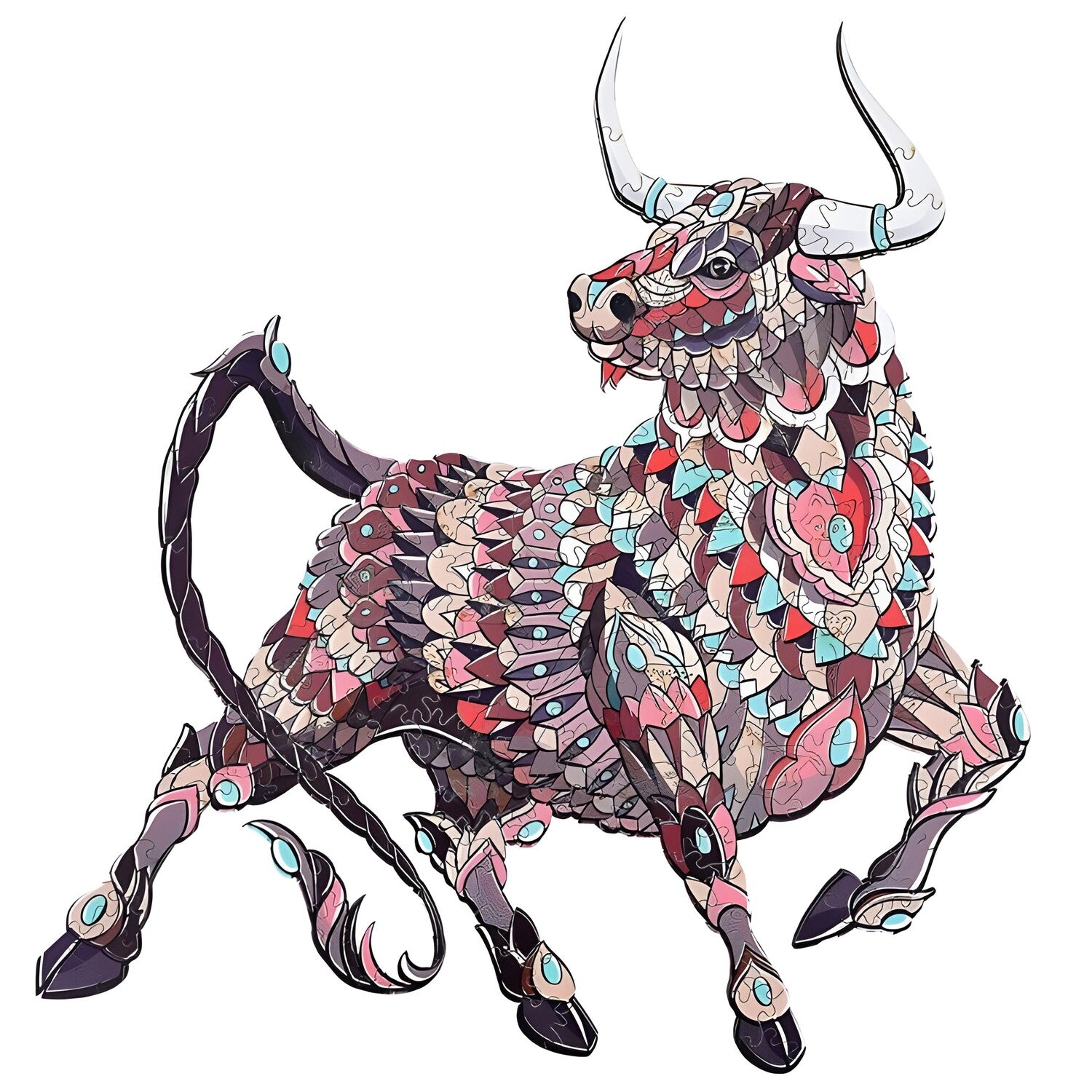 Drvene puzzle - Buffalo / L KP21887