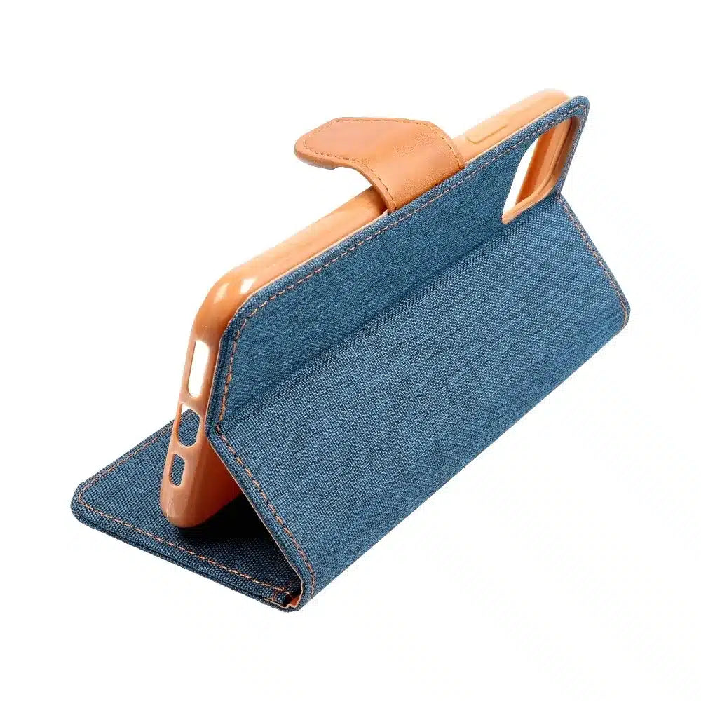 CANVAS Book case za SAMSUNG GALAXY A71 navy plava