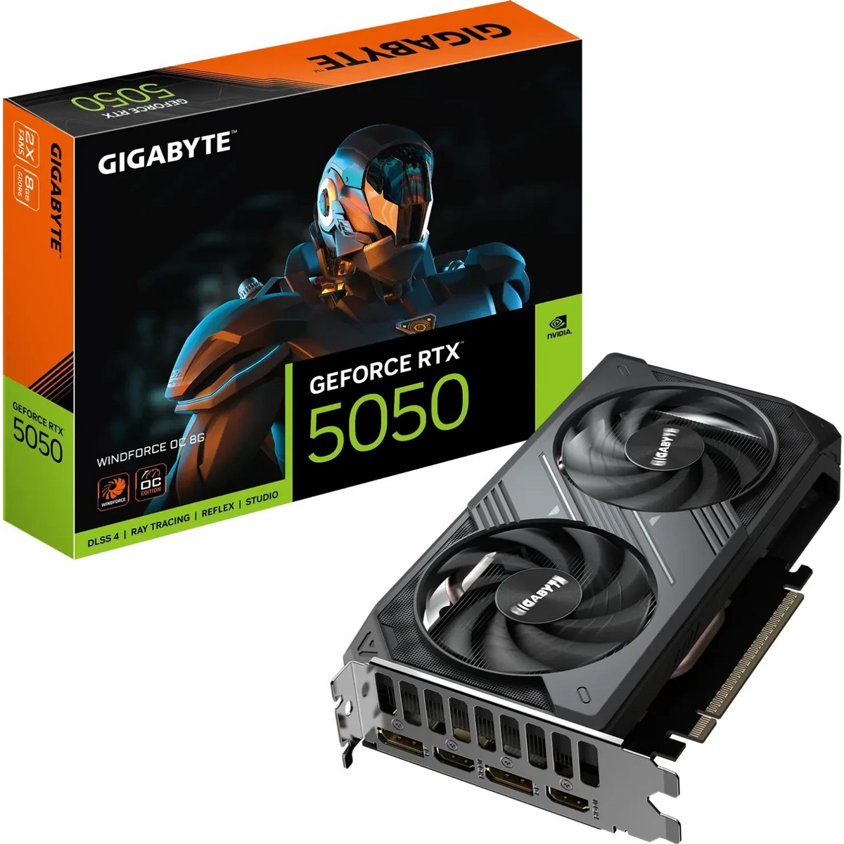 GIGABYTE GeForce RTX 5050 WINDFORCE OC 8G NVIDIA 8 GB GDDR6