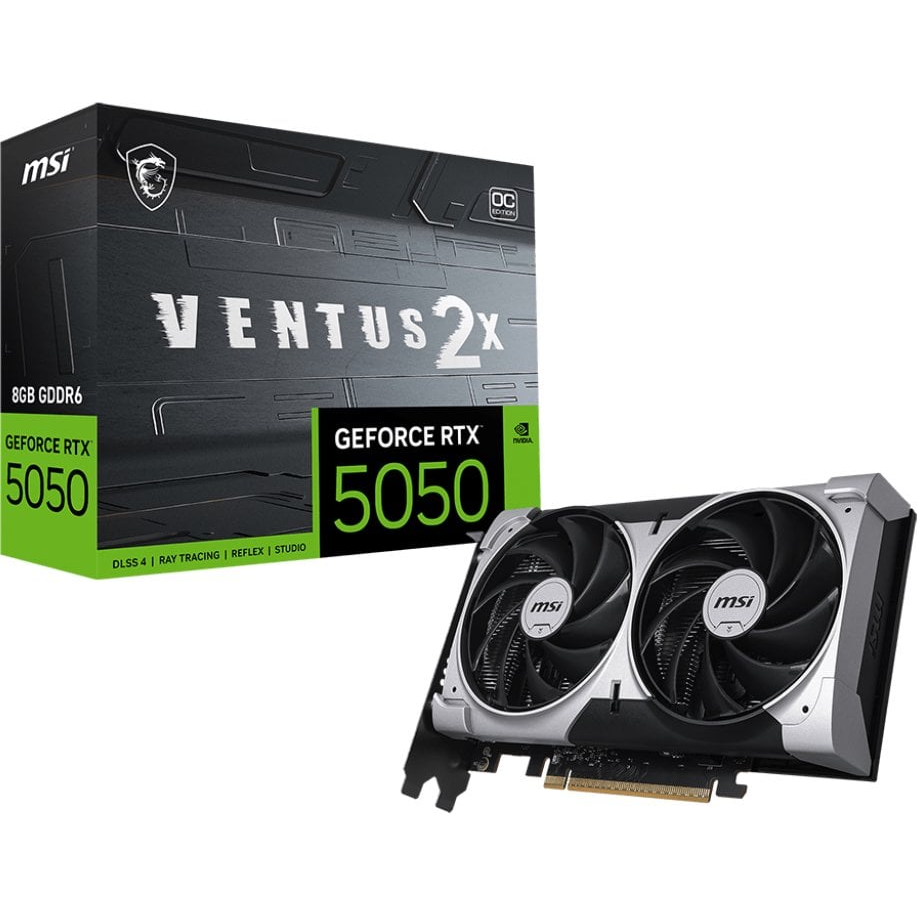 MSI GEFORCE RTX 5050 8G VENTUS 2X OC grafička kartica NVIDIA 8 GB GDDR6