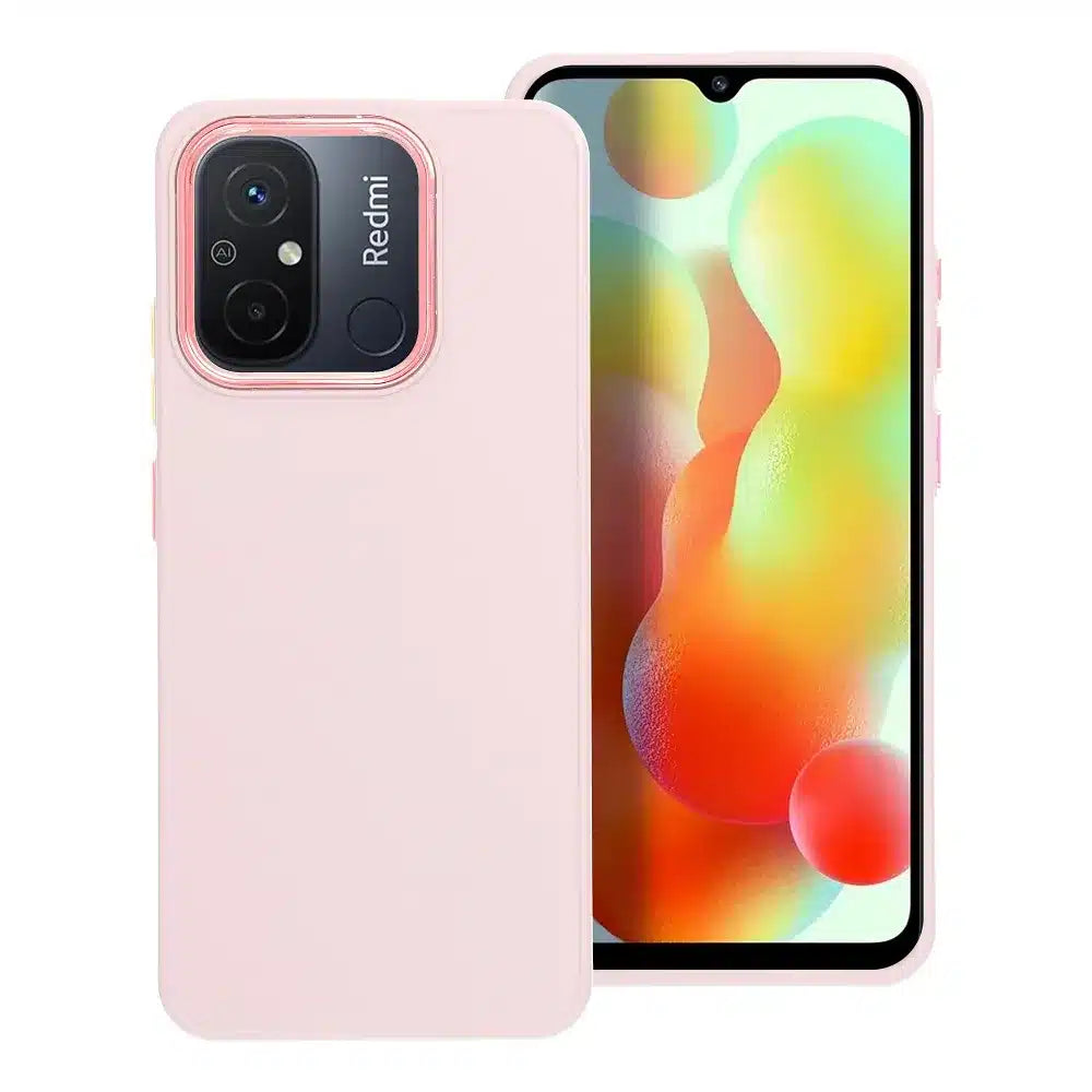 FRAME maska za XIAOMI Redmi 12C puder roza
