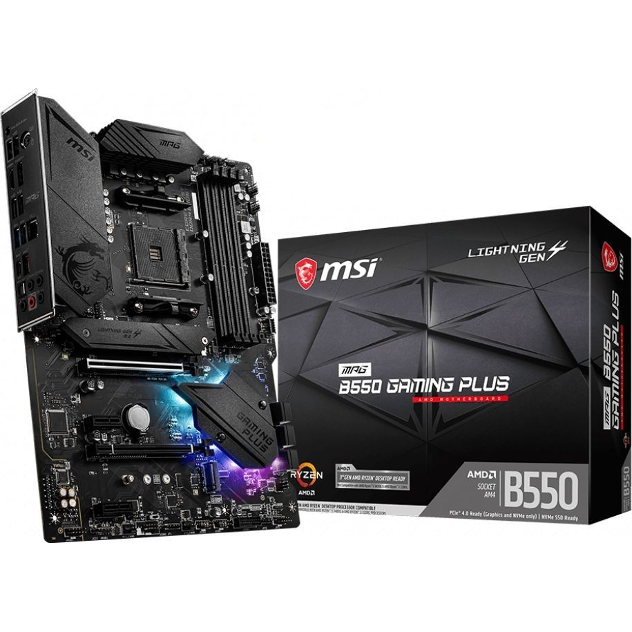 MSI MPG B550 Gaming Plus AMD B550 Priključnice AM4 ATX