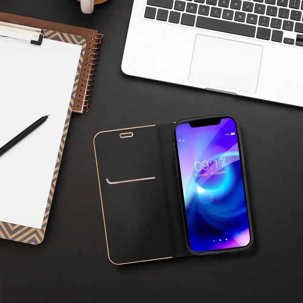 LUNA Book Gold futrola za XIAOMI Redmi NOTE 12S crna