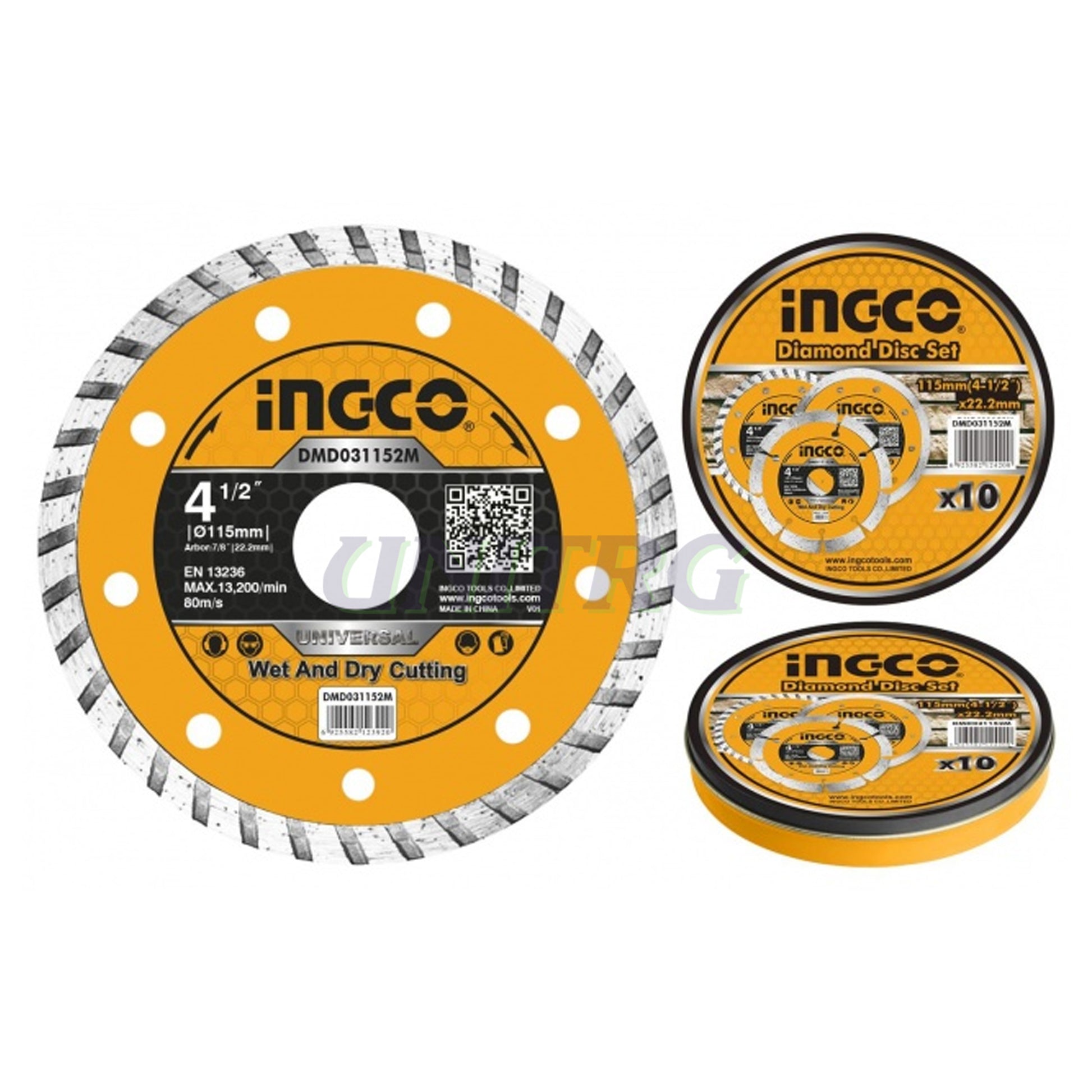 Rezna ploča dijamant turbo 115x7,5  - DMD031152M INGCO