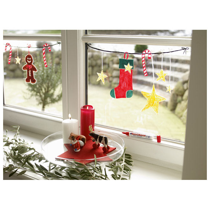 MARKER-KREDA ZA STAKLO 2-3MM EDDING 4095 CRVENI