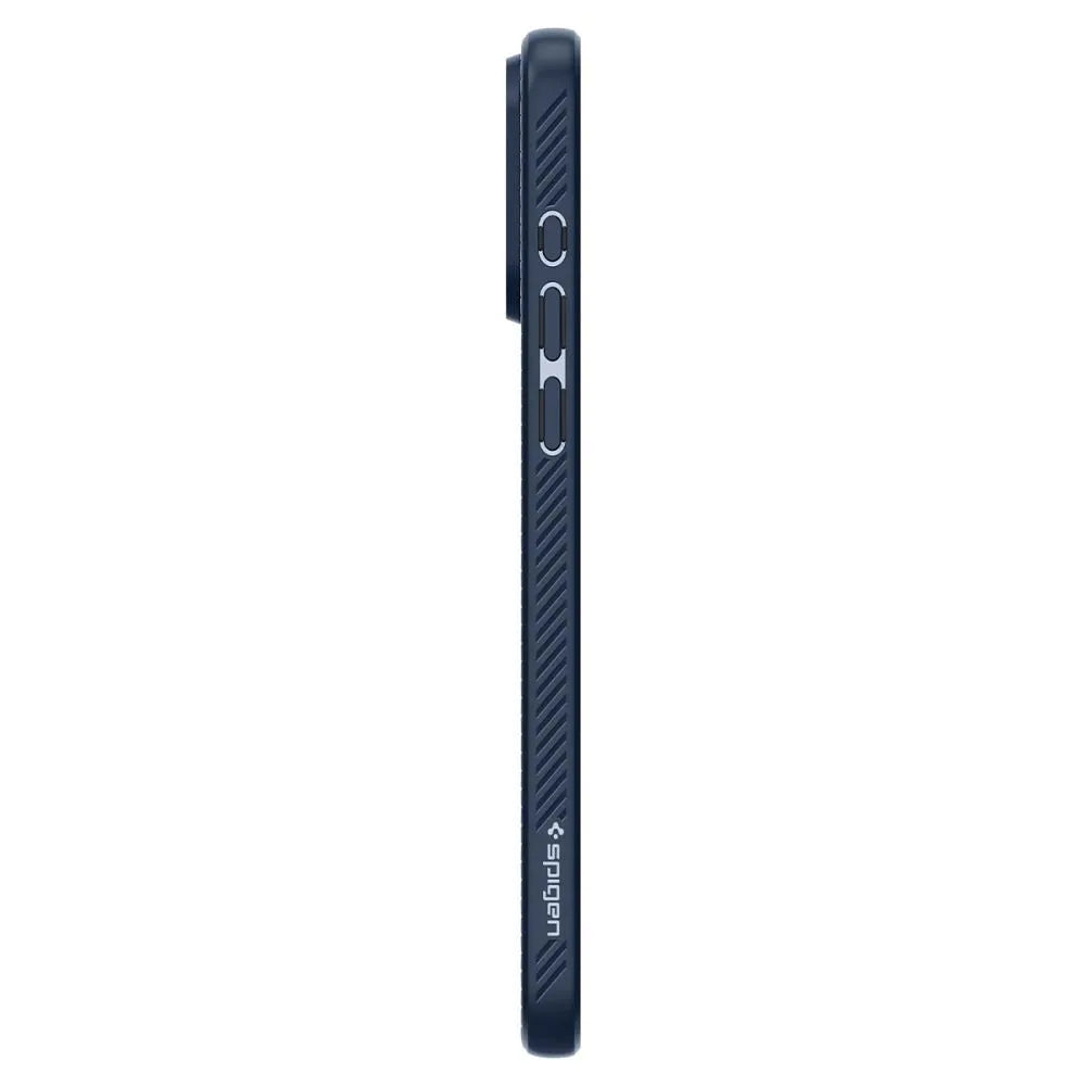 SPIGEN Liquid Air maska za IPHONE 15 PRO navy plava