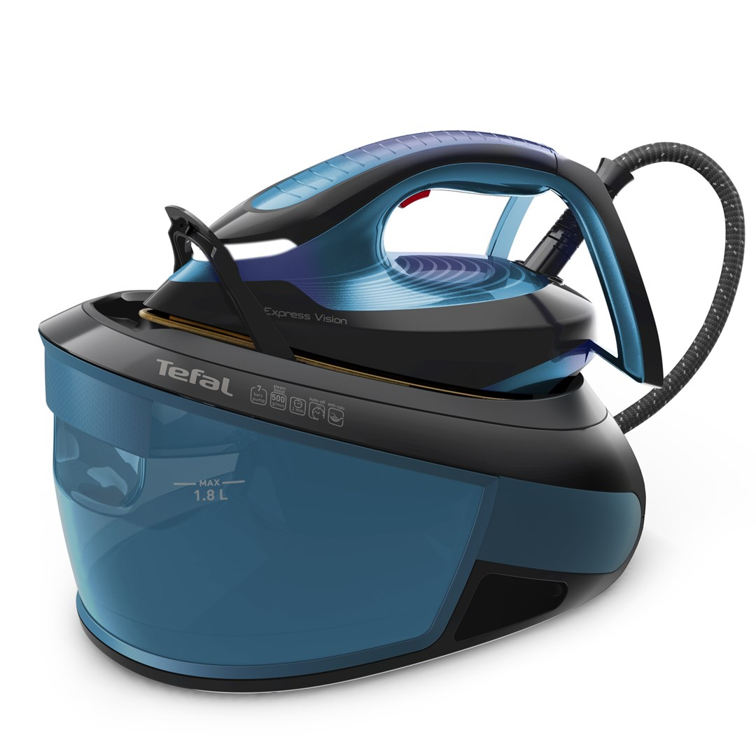 Tefal Express Vision SV8151 2800 W 1,8 L Durilium AirGlide Autoclean soleplate Plavo, Crno