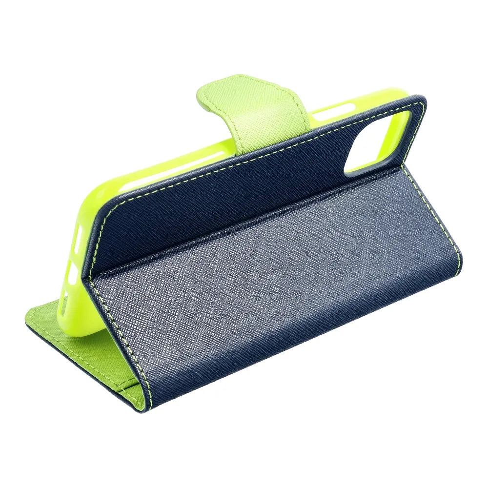 Fancy Book futrola za XIAOMI Redmi NOTE 13 5G mornarsko plava / limeta