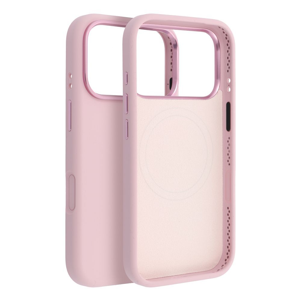iPhone 17 Pro Forcell F-Protect Frame Premium maska kompatibilna s MagSafeom - pink