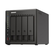 QNAP TS-453E NAS Tower Ethernet LAN veza Crno J6412