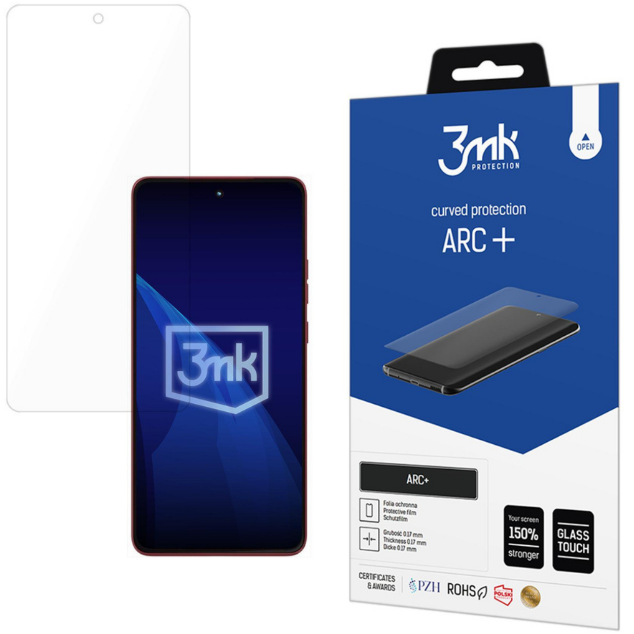3mk Arc+ zaštitna folija za Motorola Moto G86/Moto G86 Power - Prozirna KP39607