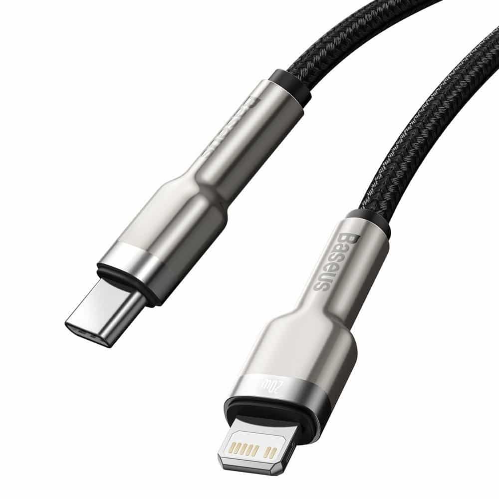Baseus Cafule Series Metal Data USB Type C - Lightning kabel Power Delivery 20 W 1 m